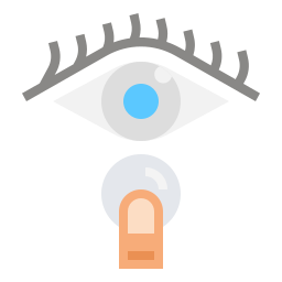 Contact lens icon