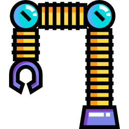 Industrial robot icon