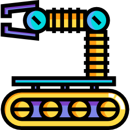 Industrial robot icon