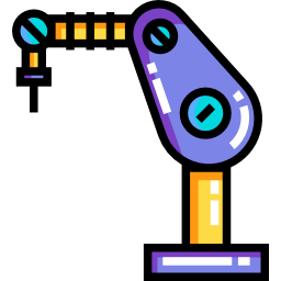 robot industriale icona