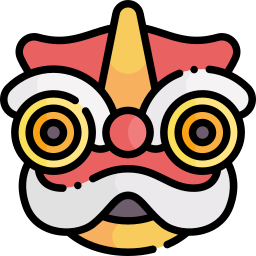 Lion dance icon