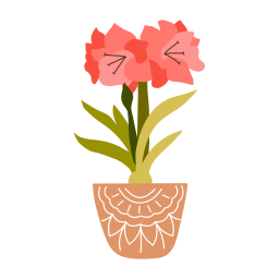 amaryllis sticker