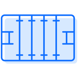 Rugby pitch icon