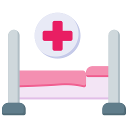 Hospital bed icon