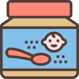 Baby food icon