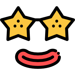 Star glasses icon