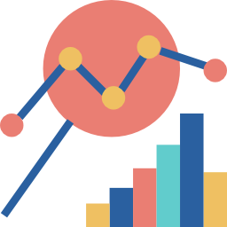 Line chart icon