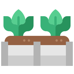 Raised bed icon