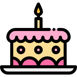 Birthday cake icon