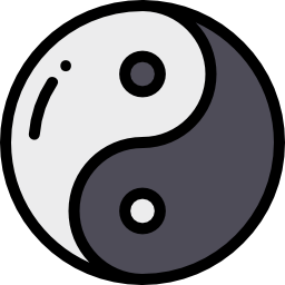 yin yang ikona