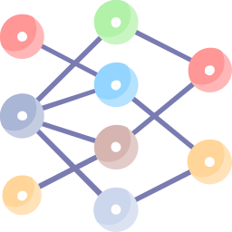 réseau neuronal Icône