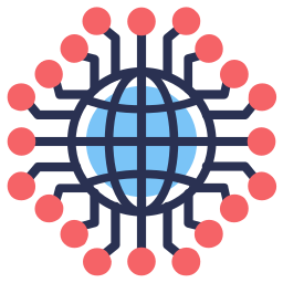 Global network icon