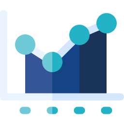 Line chart icon