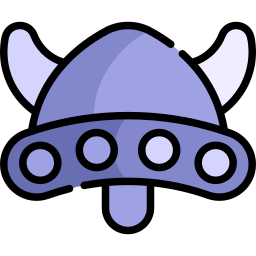 Viking helmet icon