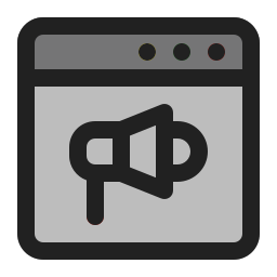 Web promotion icon