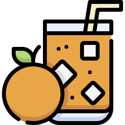 Orange juice icon