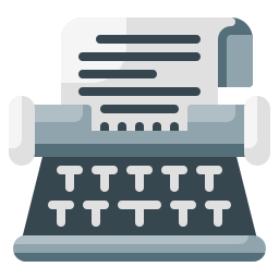 Typewriter icon