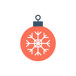 Christmas ball icon