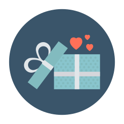 Gift box icon