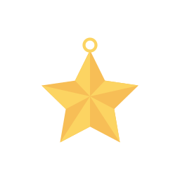 Gold star icon