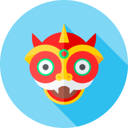 Lion dance icon