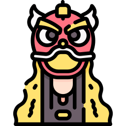 Lion dance icon