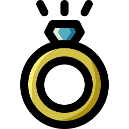 Diamond ring icon