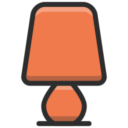 Table lamp icon