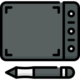 Pen tablet icon