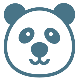 Panda bear icon