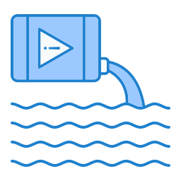 Water pollution icon