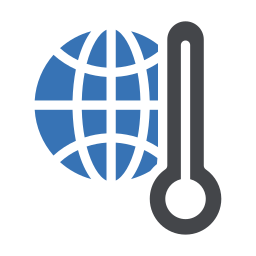 das alterações climáticas Ícone