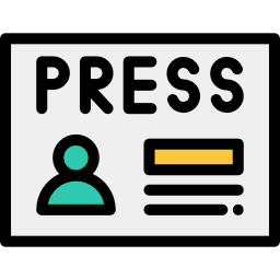 Press pass icon