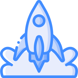 Rocket launch icon