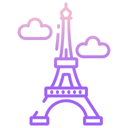 Eiffel tower icon