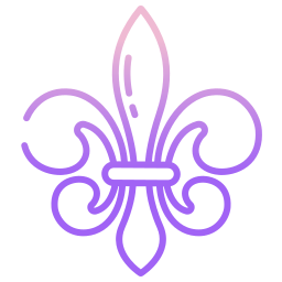 fleur de lis icona