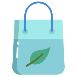 wiederverwertbare tasche icon