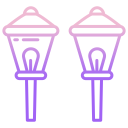 Street lamp icon