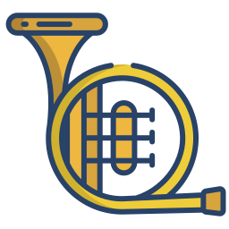 French horn icon