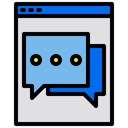 Online chat icon