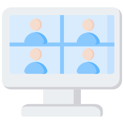 Online meeting icon