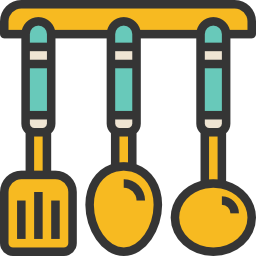 Kitchen utensils icon