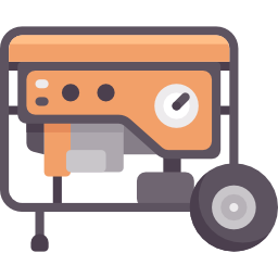 Electric generator icon