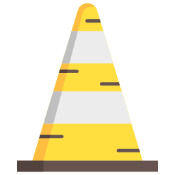 Traffic cone icon