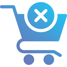 Remove cart icon