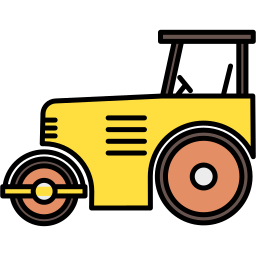 Road roller icon