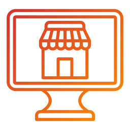 Online shop icon