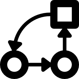 diagramme de relation Icône