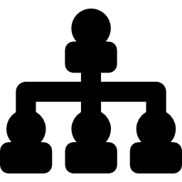 diagramme hiérarchique Icône