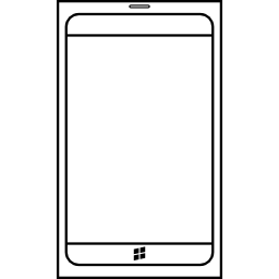 windows mobiele telefoon icoon